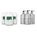 Baylis & Harding Jasmine & Apple Blossom Anti-Bacterial Hand Wash 2 litre Refill Pack of 3 (total 6 litres) - Vegan Friendly & Elements Lemon & Mint Luxury Hand Wash 500ml Pack of 3 - Vegan Friendly