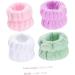 Healeved 4 Pairs Wristband Bow Washing Headband Wrist Washband Shower Hair Band Makeup Sweatband Washing Hair Band Wrist Bands Beauty Headband Supple Wrist Strap Miss Plush Jewelry Soft - Buy Online on SooperMarket.com