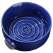 JOUSE Ceramic Men's Shaving Mug Bowl Cup Thread Bottom Wide Mouth for Shaving Brush and Shaving Soap Royal Blue