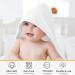 Cozy Bamboo Hooded Bathing Towel for Babies & Kids | Lattcure 90x90 cm | Warm & Soft Bath Towels - Buy Online on SooperMarket.com