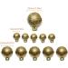 zosenda Extra Loud Cat & Dog Bell 11 Pcs Brass Dog Collar Bell Set Pet Tracker Retro Style Anti-Lost Location Bell for Cat Dog Collar Decoration Training Walking Hiking Hunting (Assorted Sizes) - Buy Online on SooperMarket.com