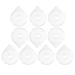 10Pcs Nail Art Striping Tape Line Dispenser Holder - Manicure Stickers Roller Case - Buy Online on SooperMarket.com