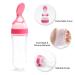Gedebey Baby Fruit Feeder Pacifier Set - 3 Pack | Silicone Pacifiers & Feeding Spoon Combo | Frozen Fruit Teether & Forage Feeder | Pink Baby Food Accessories - Buy Online on SooperMarket.com