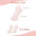 Fluhaw Silicone Moisturizer Socks - 2 Pairs for Soft Smooth Feet | Aloe Slide-Resistant Gel Socks for Dry Cracked Skin & Calluses | Ultimate Foot Care - Buy Online on SooperMarket.com