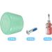 Patikil Roller Skate Toe Stops 82A Rubber Brake Stoppers Green - Includes Screwdriver | Roller Skate Accessories Replacement - Buy Online on SooperMarket.com