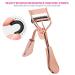 Professional Eyelash Curler with Comb | Metal Lash Curler & 2 Refill Pads | Precision Eye Makeup Tool for Women & Girls - Buy Online on SooperMarket.com