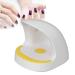 6W UV Nail Lamp Mini Nail Gel Curing Lamp 360 Lighting 3 Light Chips USB Rechargeable UV LED Nail Polish Dryer White