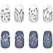 Nature Series Flowers Nail Art Stamping Plate - Alexnailart NA016 - Buy Online on SooperMarket.com