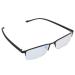 Colored blindness glasses set comprise 1 x black frame glasses 1 x glasses case 1 x glasses cloth and 1 x inspection diagram (high permeability)