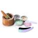 BTYMS 200 Pcs Disposable Mini Cosmetic Spatula Set - Multi Colored Mask Scoops for Mixing and Sampling - Buy Online on SooperMarket.com