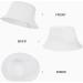 Umeepar Unisex Cotton Packable Bucket Hat Sun Hat - White - Buy Online on SooperMarket.com