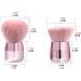 Makeup Powder Brushes Set Face Professional Mushroom Head Large Mineral Rose Gold 2PCS - Buy Online on SooperMarket.com