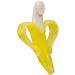 Baby Banana Yellow Banana Infant Toothbrush - Easy to Hold Train Infants Babies and Toddlers for Oral Hygiene - Teether Effect for Sore Gums - Buy Online on SooperMarket.com