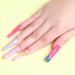 BNG 120 Pieces Nail Forms - Dual Full Cover Extension Moulds for Poly Nail Gel | Clear 6 - Buy Online on SooperMarket.com