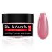 Red Dip Powder (Added Calcium Vitamin) I.B.N 2 In 1 Acrylic Dipping Powder Color 1 Ounce, Non-Toxic & Odor-Free, No Need Nail Lamp Dryer (016)
