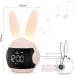 Vicloon Rabbit Children's Alarm Clock - Dual Alarm 6 Ringtones Snooze & 90-Day Standby - Perfect Gift for Kids (Pink) - Buy Online on SooperMarket.com
