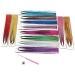 OUHUAN Hair Tinsel Strands with 12 Colors Hair Tinsel Strands Kit Hair Extensions Shiny Silk Tinsel - Buy Online on SooperMarket.com