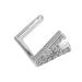 Capital Letter A Single Hip Hop False Tooth Halloween Festival Hip Hop Tooth Decoration Accessory (Silver Color)