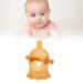 Wrist Hand Teether with 3 Realistic Pacifiers - Silicone Baby Teether for Safe Gum Relief (Brown) - Buy Online on SooperMarket.com