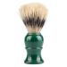 Hair Shaving Brush Handle Bristle Safety Brush Neck Sweep Brush Green Beard Brush
