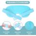 NEWGO Cooling Gel Mask for Puffy Eyes - Hot Cold Therapy for Migraine, Dark Circles, Dry Eyes - Reusable Sinus Pain Relief - Light Blue - Buy Online on SooperMarket.com
