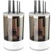 carrub 2Piece Electric Makeup Brush Cleaner Automatic Cosmetic Brush for All Size Beauty Makeup Brushes Set