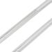 Slanted Eyebrow Brush Professional Double Ended Ergonomic Silver Portable 2pcs Eyeshadow Brush Makeup for Party - Buy Online on SooperMarket.com
