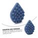 Silicone Shampoo Comb & Scrubber Massager | Scalp & Body Brush for Baby Shower | Dark Blue | 1pc - Buy Online on SooperMarket.com