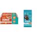 IAMS Wet Cat Food P t and Dry Food Bundle | Grain Free Chicken Tuna and Indoor Weight Control Cat Food + Dry Cat Food 3.18kg Chicken and Tuna 75 g (Pack of 12)
