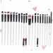 Shop Housoutil 60 Pcs Eyeshadow & Eyelash Brush Kit - Portable Makeup Accessories for Women | International Shipping - Buy Online on SooperMarket.com