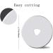 45mm Rotary Fabric Cutter with Safety Lock and 10 Replacement Blades - Ideal for Quilting, Sewing, Arts, and Crafts - Buy Online on SooperMarket.com