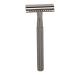 Double-sided vintage metal beard trimmer for men and women. Practical and easy to use. Washable (black)