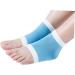 minkissy Socks Moisturizing Heel Socks for Cracked Heels Blue Open Toe spa Gel Socks for Lotion Overnight toeless spa Socks Vented Heel Socks Foot Cover Men and Women Protector Spa - Buy Online on SooperMarket.com