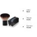Kabuki Face Brush - Professional Mushroom Shaped Soft Brush for Foundation & Powder Makeup - Includes Black Travel Bag - Ideal for Mineral Blending, Blush, Buffing, and Nail Arts Dust Clean - Buy Online on SooperMarket.com