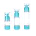 Lurrose Vacuum Container 3PCS 15/30/50ml Airless Pump Bottles Press Pump Cosmetics Container Essence Cleanser Emulsion Storage Dispenser for Travel Travel Spray Bottle Green