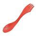 Spork Set of 40pcs, Plastic Spoon, Spork Multiple Use, Multiple Purpose Spork, Plastic Spoon Fork Knife 7-inch Long (Red)