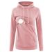 Love2Mi Maternity Nursing Hoodie Breastfeeding Sweatshirt Top Long Sleeves XL A-pink