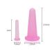 KRISMYA 4 Pcs Facial Cupping Set - Silicone Massage Cups for Face, Neck, Back & Eyes | Anti-aging Beauty Tool for Body Facial Care - Pink - Buy Online on SooperMarket.com