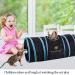 SunGrow Large Cat Tunnel Toy with Play Ball - Collapsible Maze Tube for Indoor Cats, Kittens, Rabbits, and Dogs - Buy Online on SooperMarket.com
