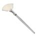 Flat Face Mask Brush - DIY Fan Applicator with Transparent Handle for Powder Masks | Soft Foam Stirring Tool for Salons - Buy Online on SooperMarket.com