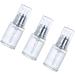 Hemoton 3 Pack Mini Glass Pump Bottles - Refillable Perfume & Essential Oil Dispensers (30ml Silver) | Perfect for Travel & Home | International Shipping Available - Buy Online on SooperMarket.com