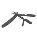 Manual Beard Blade Holder Stainless Steel Beard Blade Holder with Wooden Handle Cute Manual for Home Facial Care