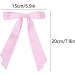 2 Pack Hair Bows for Women Pink Bow Hair Clips French Barrette with Long Silky Satin Hair Ribbons for Women Girls(Light Pink) - Buy Online on SooperMarket.com