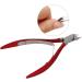Verdant Touch Manicure Scissors Stainless Steel Nail Dead Skin Scissors Calluses Remover Nail Trimmer Clipper Manicure ToolRed - Buy Online on SooperMarket.com