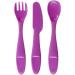 Vital Baby Nourish Perfectly Simple Cutlery 15pk - Baby Weaning and Feeding Set - Bright Colors - BPA Free - Durable - 12m - Buy Online on SooperMarket.com