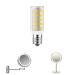 Yucclim No Flicker Double-Sided Mirror Bulb 40W Equivalent for Conair illuminations Makeup Mirror 10x Double Sided Illuminated Mirror Fits Jerdon Makeup Mirror Replaces  1PCS Natural White Natural White 1
