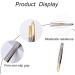 Slanted Stainless Steel Eyebrow Tweezers - Anti-Skid Sharp Tweezers for Facial Hair - Buy Online on SooperMarket.com