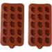 PRETYZOOM 6 Pcs Heart Silicone Molds Gum Paste Molds Chocolate Bar Molds Silicone Lollipop Mold Cupcake Molds Cookie Mould Semi Sphere Silicone Alphabet Silicone Molds Suite 3D Flower Shape - Buy Online on SooperMarket.com