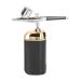 Cordless Handheld Oxygen Facial Portable Airbrush Fine Atomization USB Charging Multifunctional for Facial Beauty Art Painting Cake Decorating (Black)