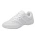 Women's cheerleading shoes girls cheerleading shoes dance shoes gymnastics jazz yoga training shoes outdoor sports shoes walking shoes white 36 EU white